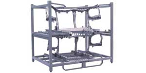 Rack for front panels