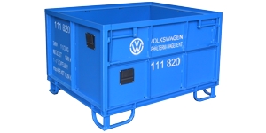 Steel container VW 111820 1200x1000x758