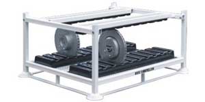 Rack for brake discs