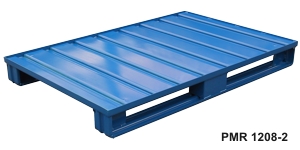 Metal pallets type PMR with rim